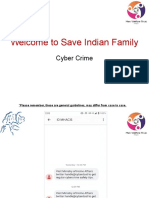 Welcome To Save Indian Family: Cyber Crime