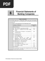 Financial Statements of Banking Companies: © The Institute of Chartered Accountants of India