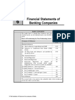 Financial Statements of Banking Companies: © The Institute of Chartered Accountants of India