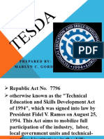 TESDA Act and Funding Programs Summary