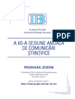 Programul Sesiunii 2020 PDF