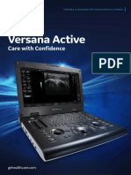 Ultrasound - Versana Active MSK Brochure