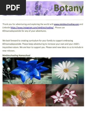 Botany Unit Study