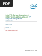 Intel 5 Series Chipset and Intel 3400 Series Chipset: SPI Programming Guide