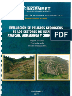 7531 - Informe Tecnico n0 A6943 Evaluacion de Peligros Geologicos de Los Sectores de Retamayoc Ayaucan Armatanga y Chinchubamba PDF
