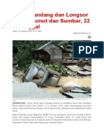 Banjir Bandang Dan Longsor Landa Sumut Dan Sumbar 123