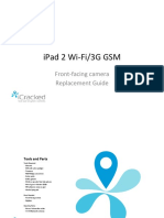 Ipad%2%Wi (Fi/3G%Gsm%: Front (Facing Mera%% Replacement%Guide%