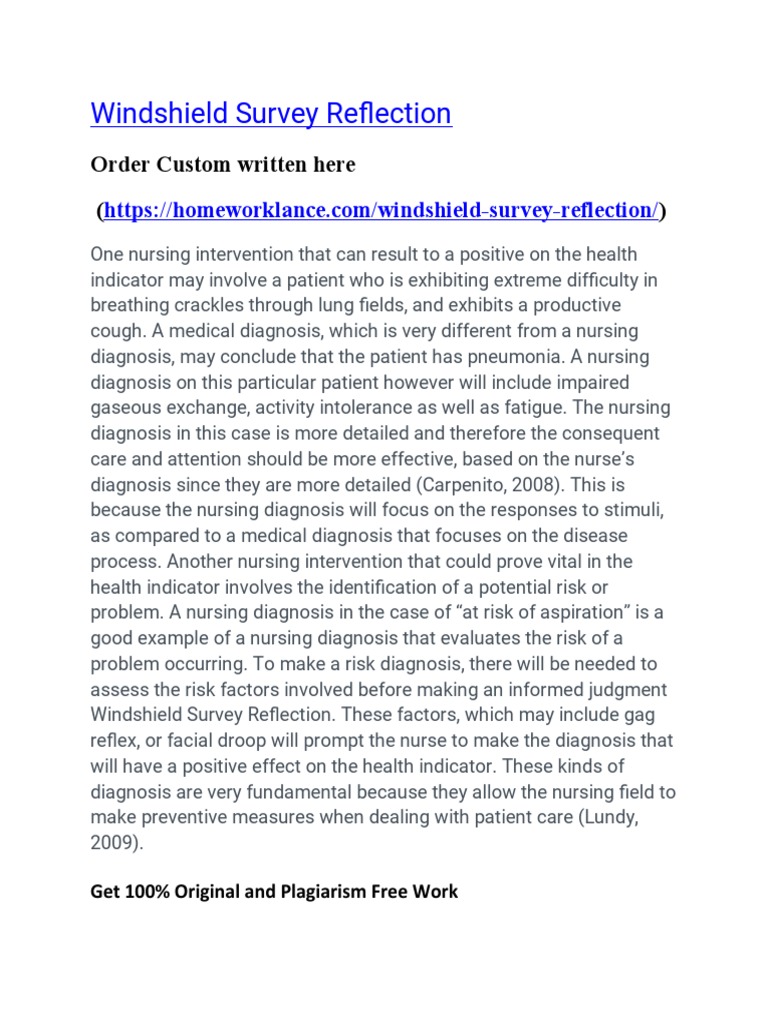 Nursing Diagnosis and Interventions Explained | PDF | Self-Improvement ...