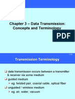 Chapter 3 - Data Transmission: Concepts and Terminology