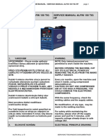 Alfin 150 Tig HF Servisni Manual - Service Manual mg014 - 2.xx8gn PDF