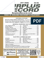JANUARY 2021 Surplus Record Machinery & Equipment Directory