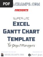 Quick PDF Guide Excel Gantt Chart Template PDF