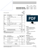 Littelfuse Discrete IGBTs PT IXGA12N100 Datasheet PDF