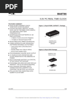 5.0V PC Real Time Clock: Features Summary Figure 1. 24-Pin PCDIP, CAPHAT Package