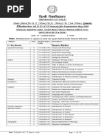 Date-Sheet Generci Elective - 2020-Sem - II-IV (CBCS)