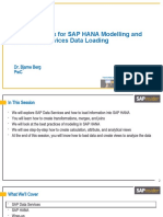 Best Practices For SAP HANA Modelling and SAP Data Services Data Loading