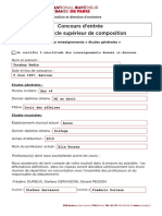 Fiche de Renseignement Composition