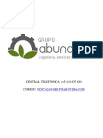 Brochure Grupo Abundia