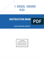 Isuzu Diesel Engine Isuzu Diesel Engine 4LE2 4LE2: Instruction Manual