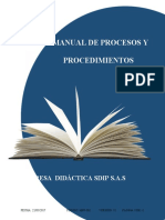 MPP-001 Manual de procesos y procedimientos
