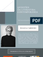 Literatura Contemporânea - Eliana Cardoso