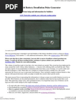 Lead Acid Battery Desulfator