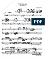 Bach Polonaise BWV Anh 123