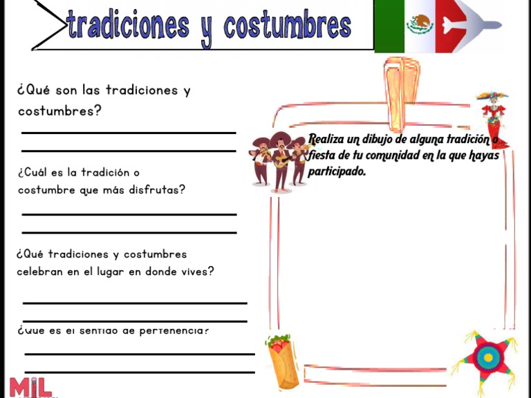 Costumbres y Tradiciones 1° PDF | PDF