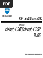 Parts Guide Manual: Bizhub C300/bizhub C352 9J06