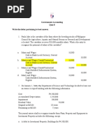 Government Accounting Quiz 8 Write The Letter Pertaining To Best Answer