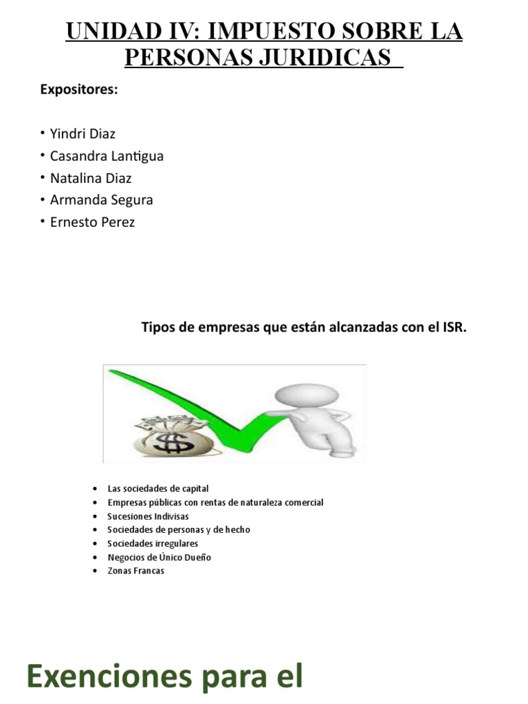 Unidad 4 | PDF | Impuesto sobre la renta | Impuestos