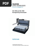 Oils 7400 and Oils 7600 Homogenizing Autosampler: IQ/OQ Guide