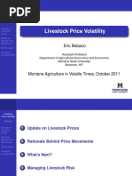 Livestock Price Volatility: Eric Belasco