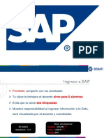 Ingreso a SAP y adición de proveedores y materiales