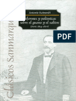 Raimondi, Antonio - Informes y Poémicas Sobre El Guano y El Salitre. Perú 1854 - 1877 PDF