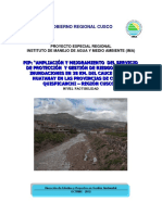 Gobierno Regional Cusco: Proyecto Especial Regional Instituto de Manejo de Agua Y Medio Ambiente (Ima)