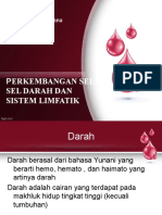 PPT Anfis Perkembangan Sel Darah Dan Sistem Limfatik