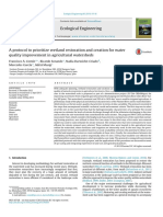 A Protocol To Prioritize Wetland Restoration and Creation For Water