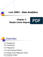 CHAPTER 2 Simple Linear Regression