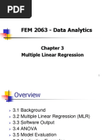 CHAPTER 3 Multiple Linear Regression