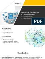 FEM 2063 - Data Analytics: CHAPTER 4: Classifications