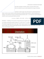 Introduction To Alcoholic Beverages