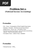 Problem Set 1:: (National Income Accounting)