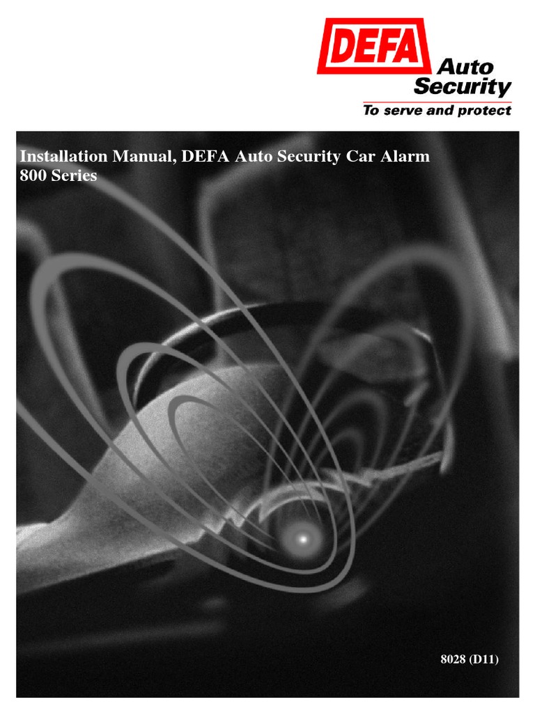 DEFA 800 Serie Installations Manual | PDF | Switch | Remote Control