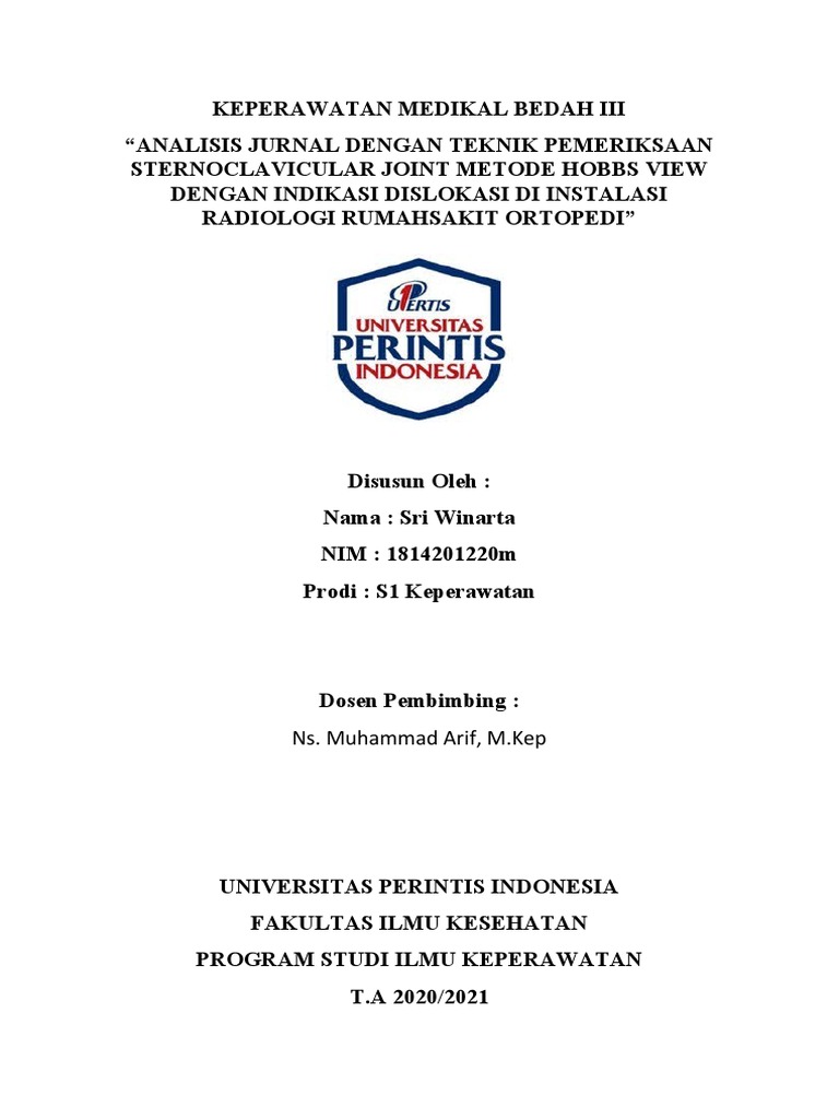 Teknik Hobbs View untuk Dislokasi Genu | PDF