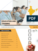 Education and Training August 2020