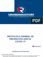 Protocologral Ante El Covid 19 - Uniremington