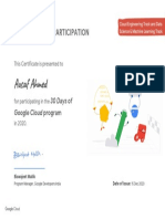 Participation Certificate PDF