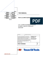 Tech Manual: 5.12", 10,000 PSI WORKING PRESSURE Es Series, 3,000 Psi Hydraulics Quad Bop