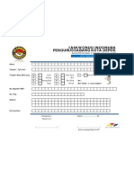 Formulir Ujian 2010